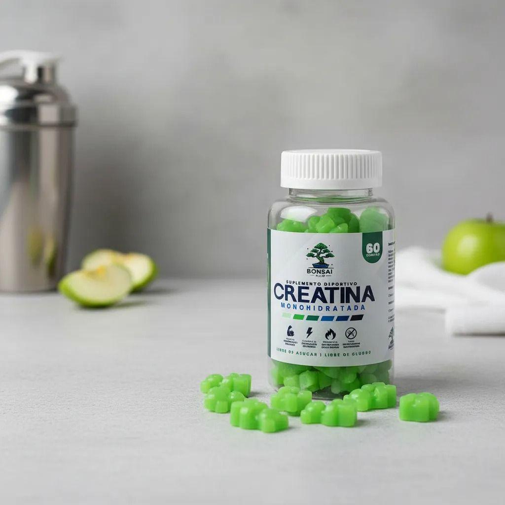 Creatina Monohidratada 60 Gomitas 5g Gummies 30 D as Bonsai Plus+-6