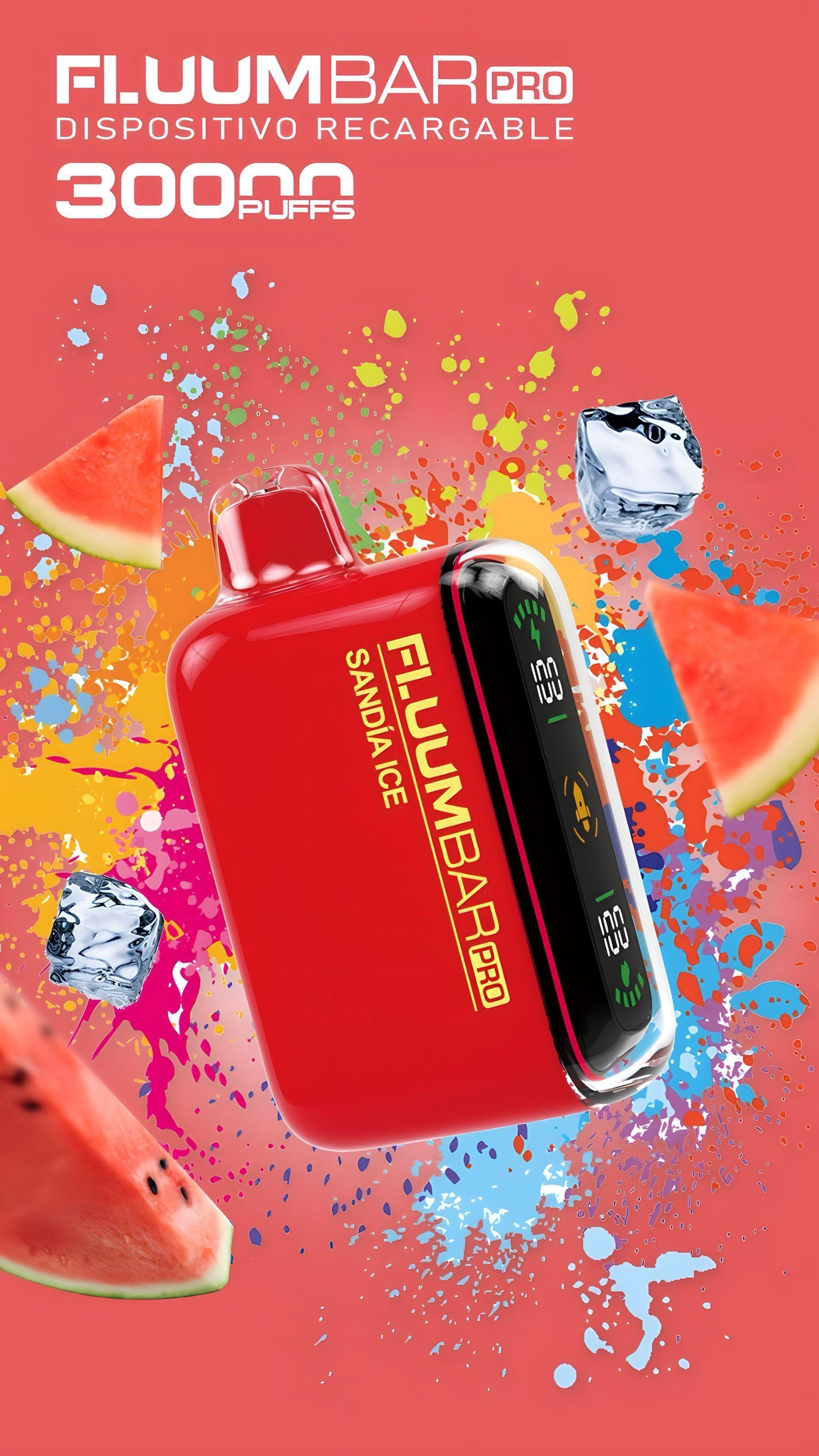 Vaper Fluumbar Pro 30.000 Puff - Vaporizador Sandía ICE-1