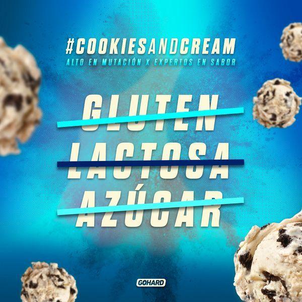 Proteína Vegetal Soya Gohard 1kg Sabor Cookies And Cream-2