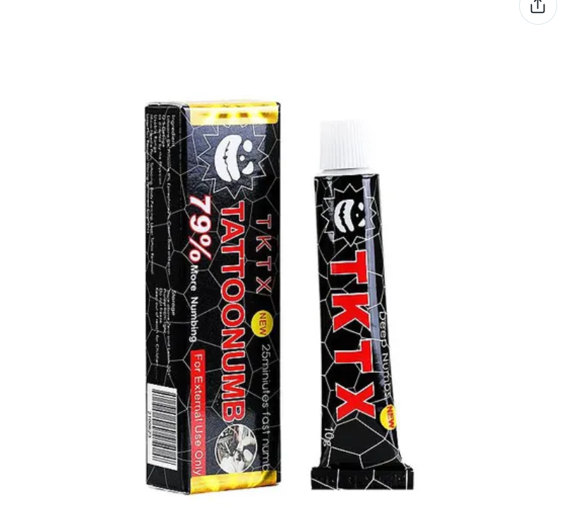 Anestesia tatuaje o micropigmentacion TKTX black 40%  -1