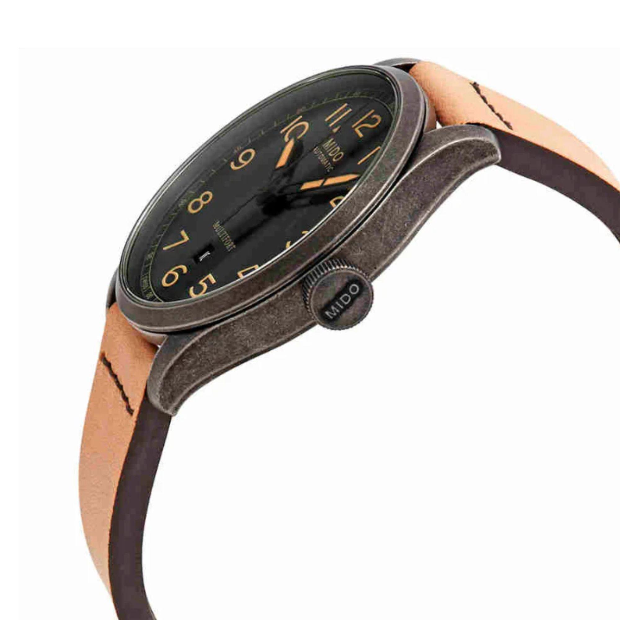 Reloj Mido Multifort Escape Horween SPECIAL EDITION Doble Correa M0326073605099-2