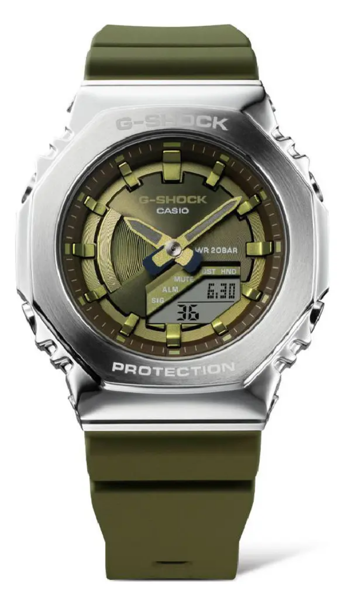 Reloj G shock Unisex GM S2100 3ADR G shock jordy Chrono 40mm MP-0