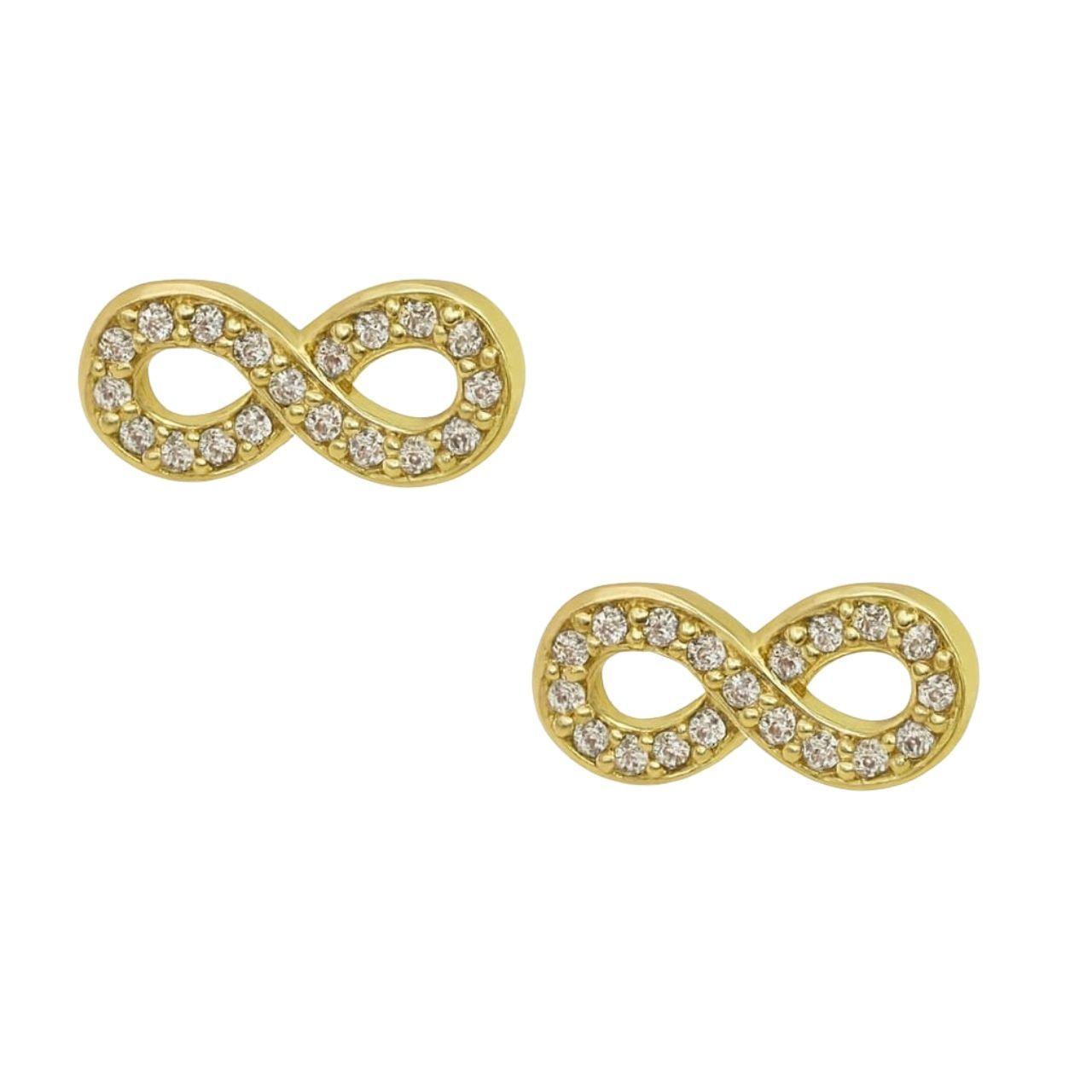 Aro Infinito Circones en Oro de 18k 10mm-0