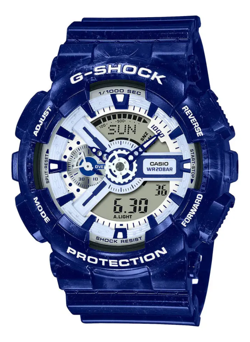 Reloj Casio G shock Hombre GA 110BWP 2ADR 52mm MP-0