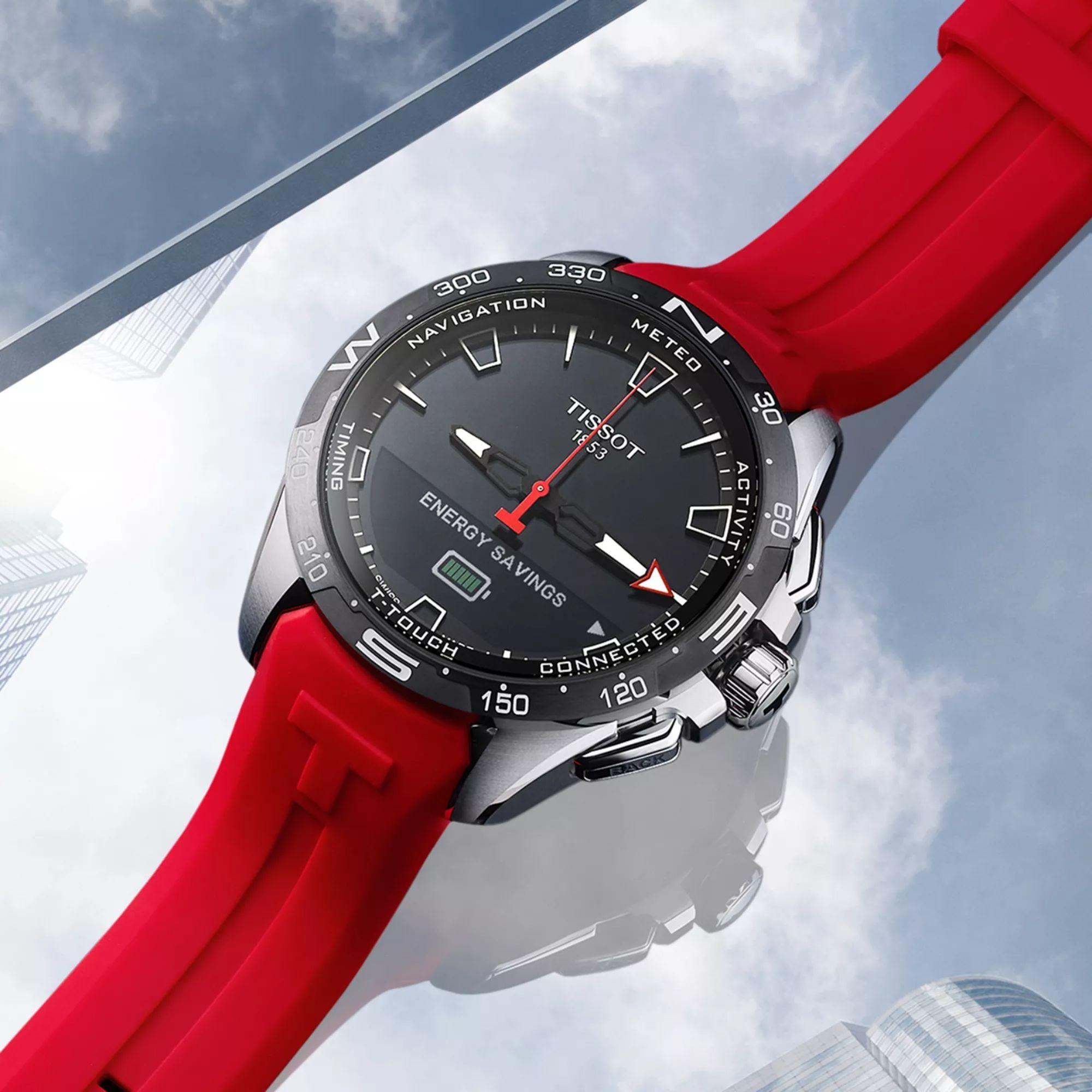 Reloj Tissot T-Touch Connect Solar  Rojo T121.420.47.051.01-2