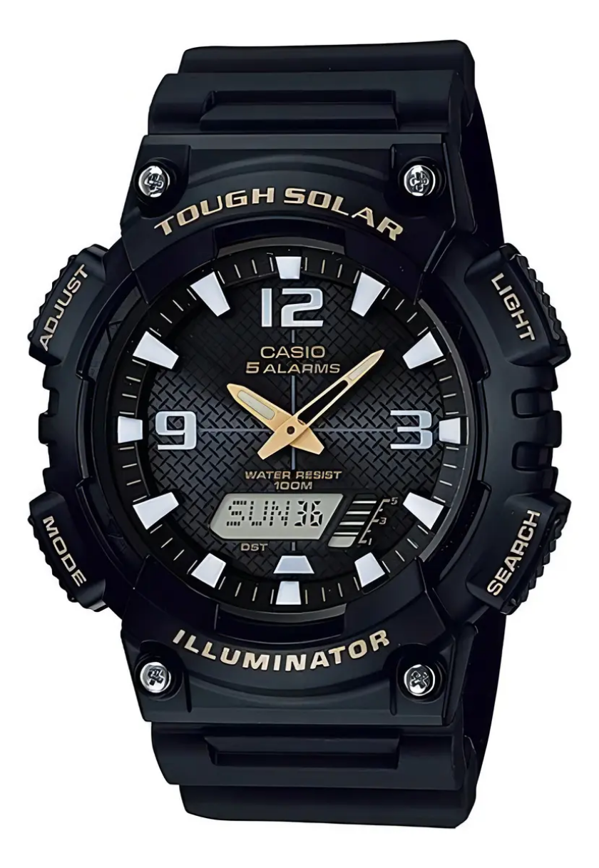 Reloj Casio AQ S810W 1BVDF Hombre Tough Solar Sumergible 100m 52MM OP-0