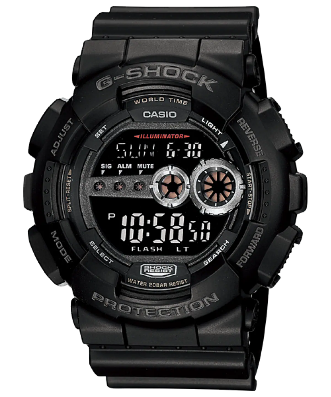 Reloj Digital G Shock Hombre GD 100 1BDR 51mm MP-0