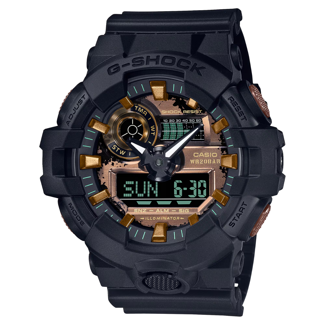 Reloj Hombre Casio G shock GA 700RC 1ADR 53mm MP-0