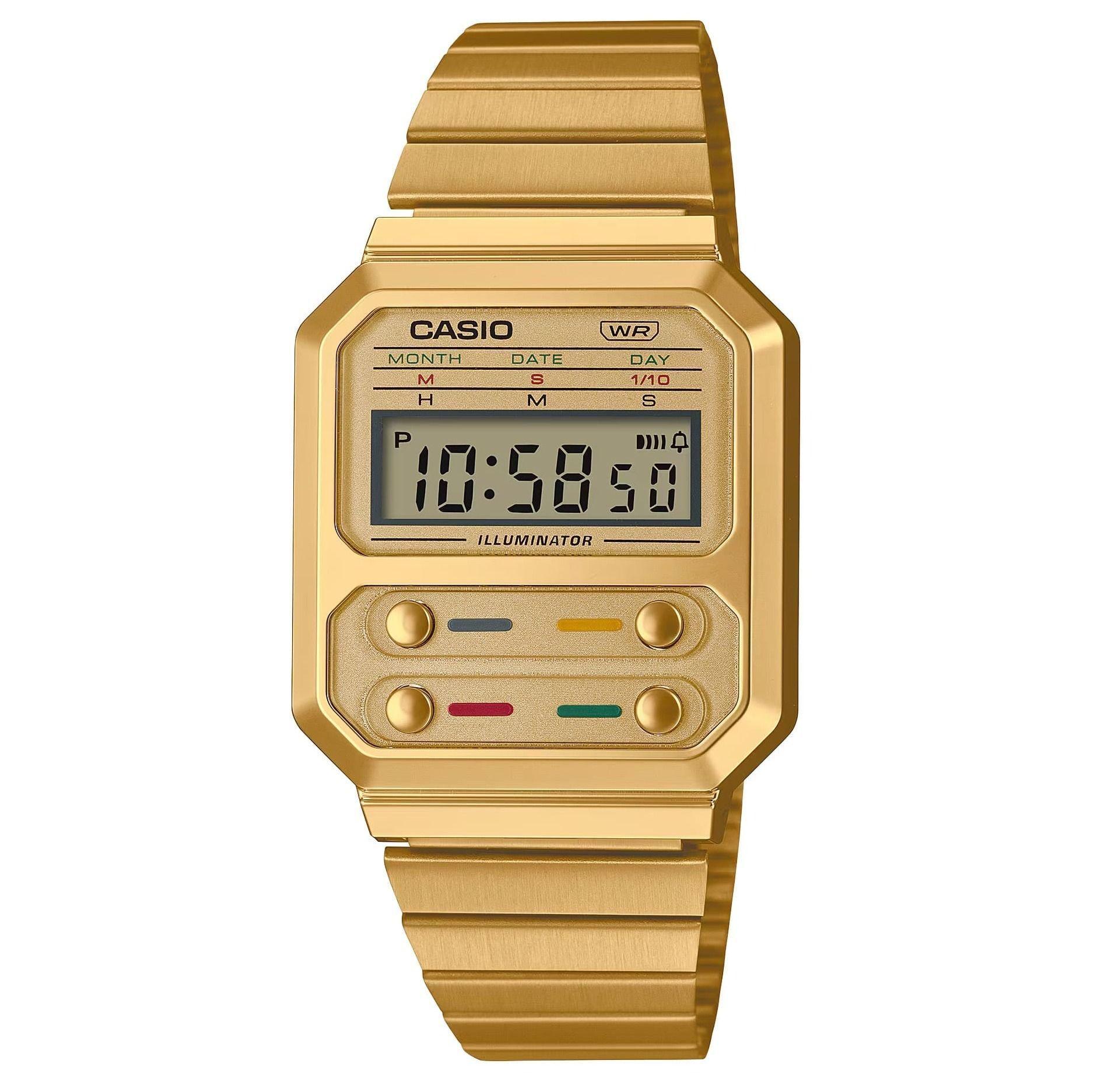 Casio Reloj UNISEX A100WEG 9ADF 35 9mm OP-0
