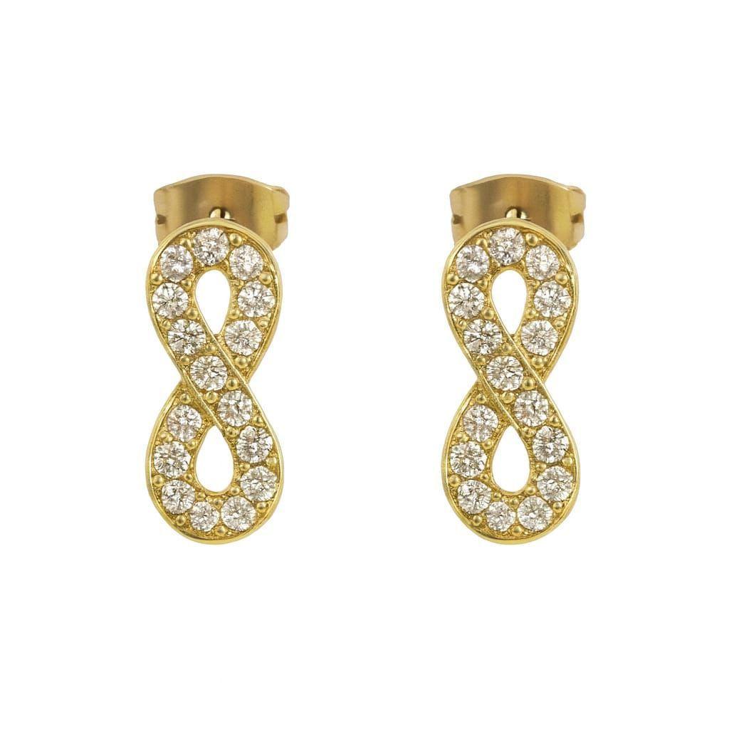 Aro Infinito Circones en Oro de 18k 12mm-1