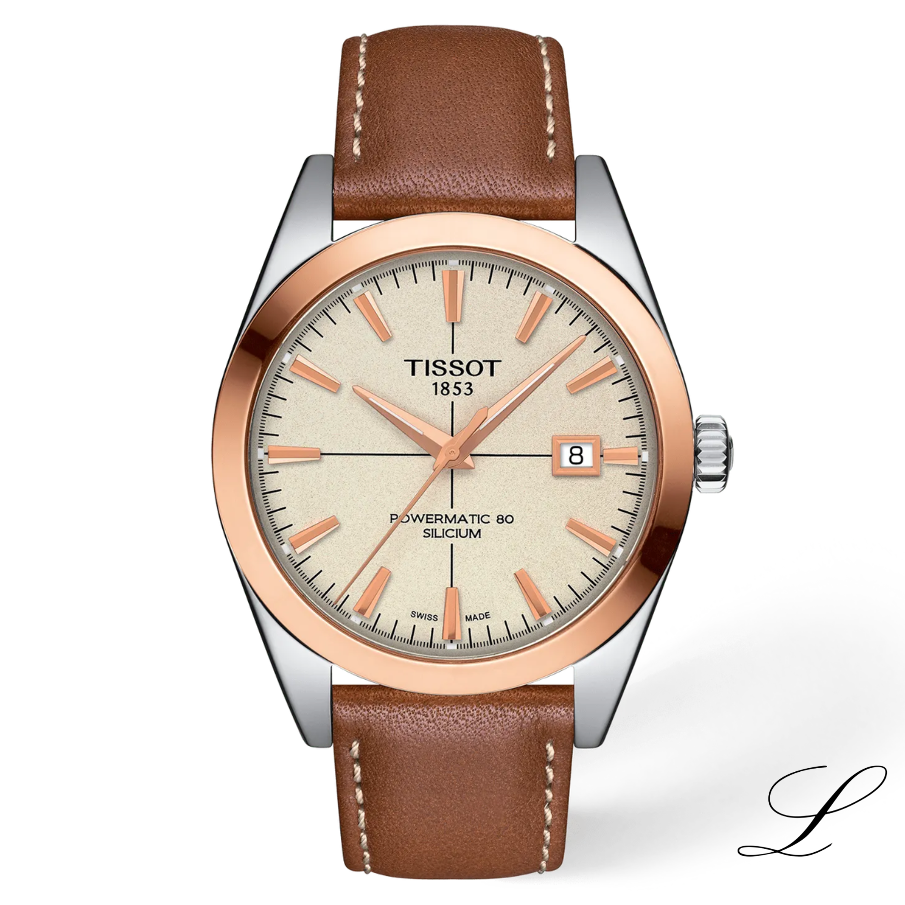 Reloj Tissot Gentleman Gold bezel 40mm T927 407 46 261 00 BM-0