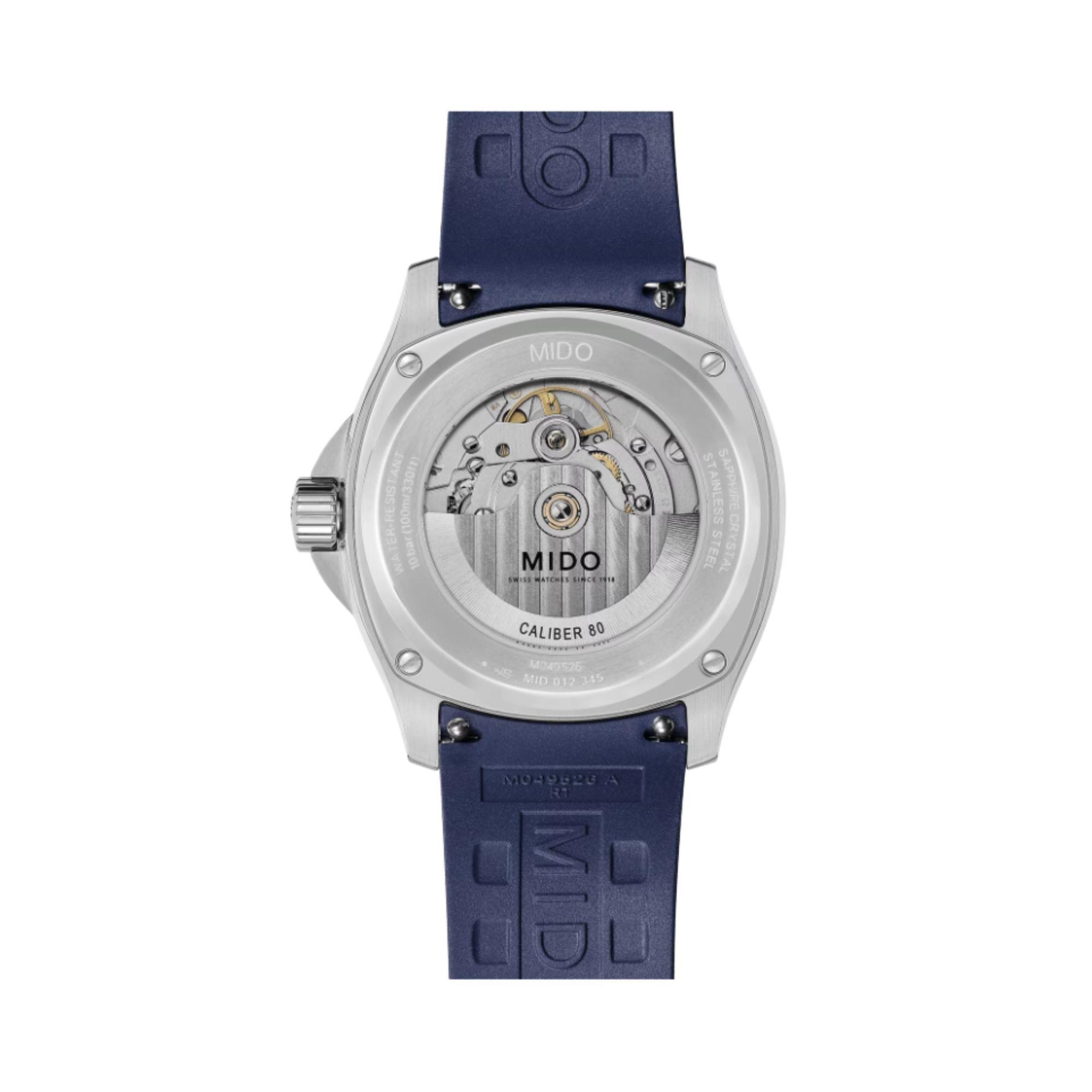 Reloj Mido Multifort Big Date Azul M0495261704100-2