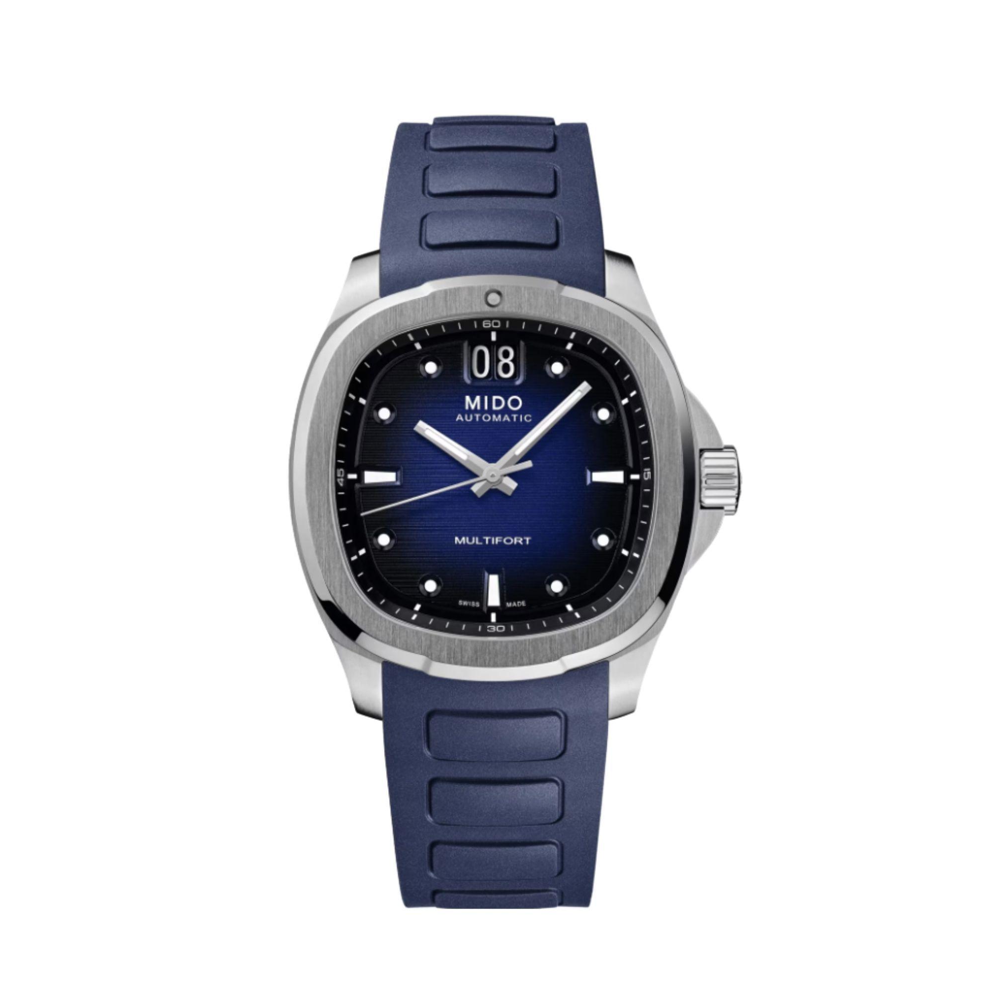 Reloj Mido Multifort Big Date Azul M0495261704100-0