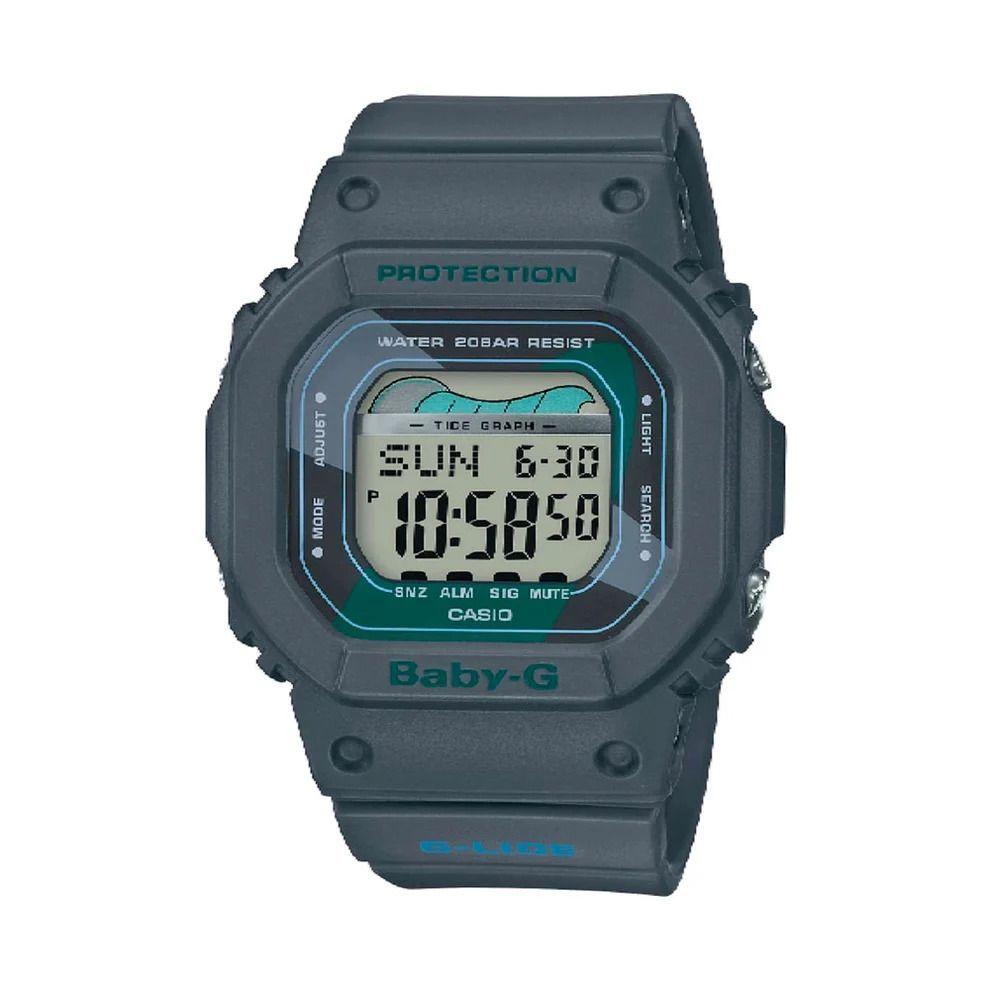 Reloj Casio Baby G BLX 560VH 1DR Tide Graph G Lide Gris 44mm OP-0