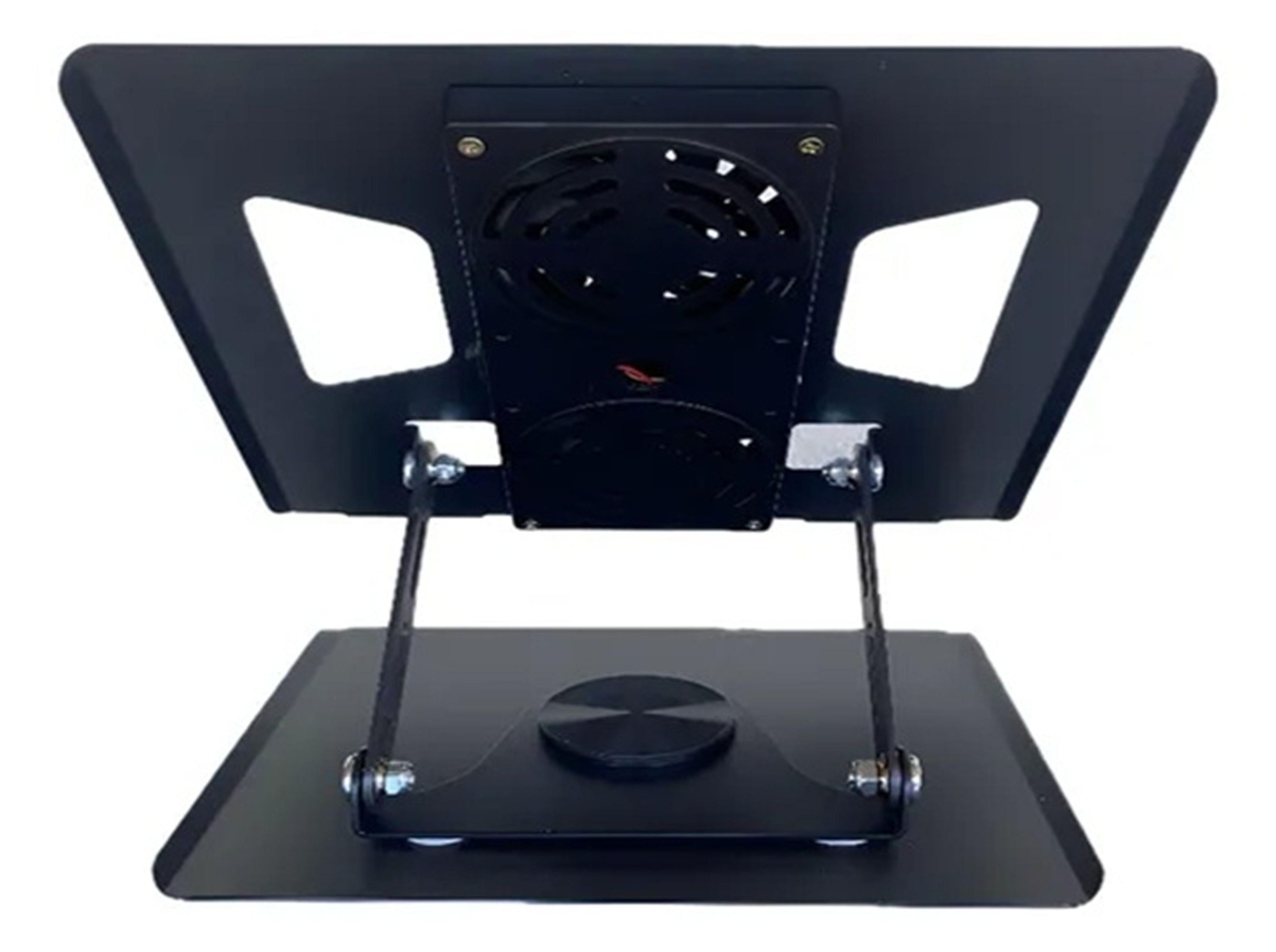 Soporte Laptop Ventilador Enfriador Notebook Base Pc Cooler Color Negro-2