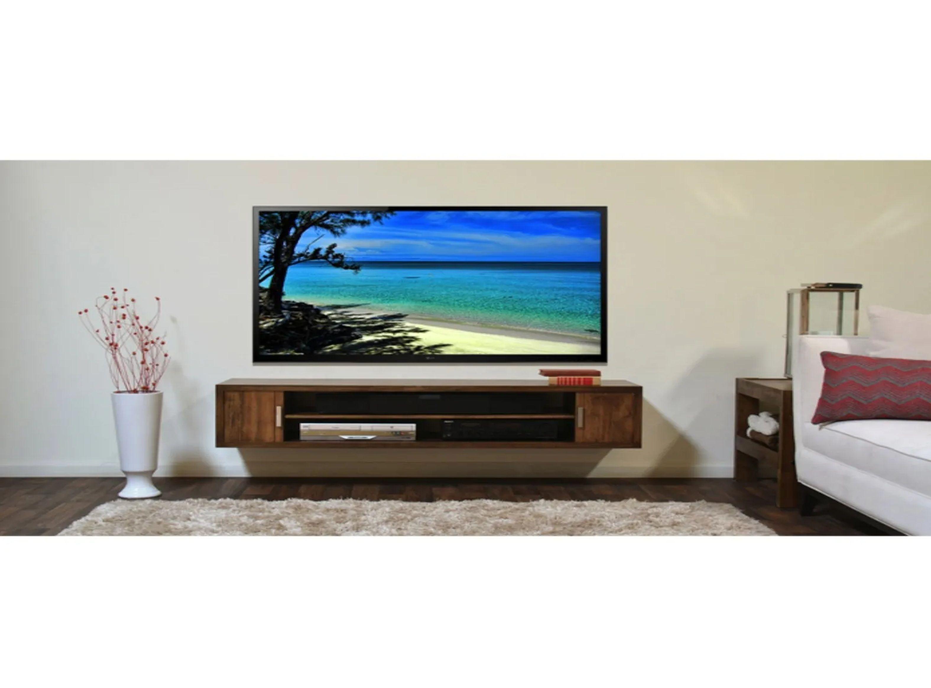 Soporte Tv Vesa Led Pared Fijo 40 A 85 Pulgadas Resiste 75kg Negro-2