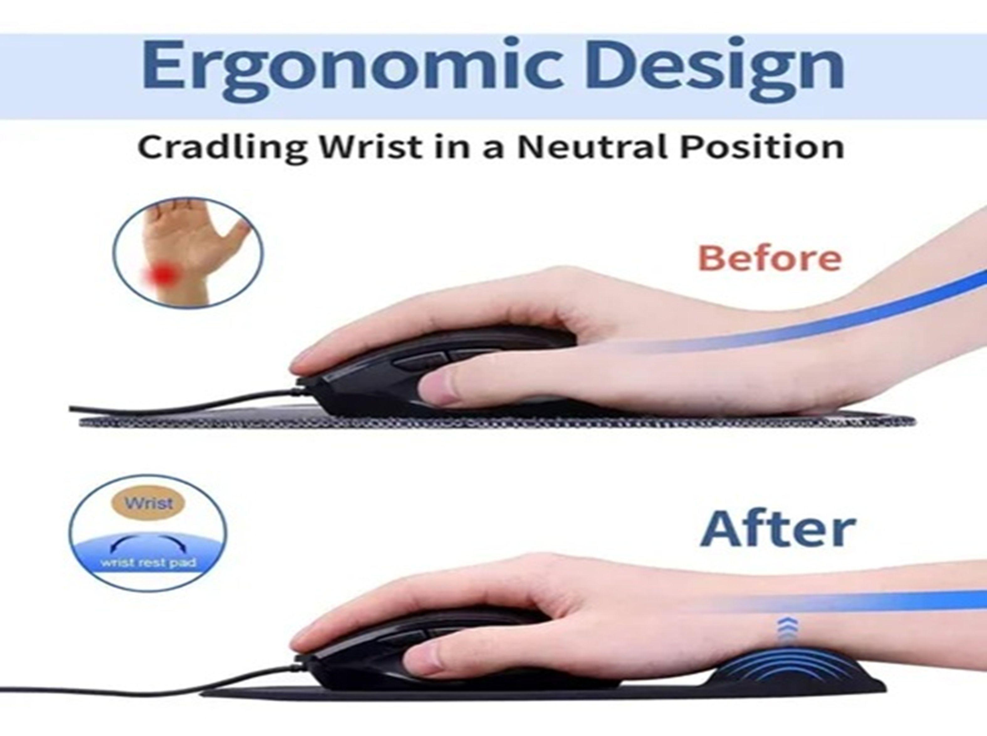 Mouse pad Con Soporte de Munecas-2