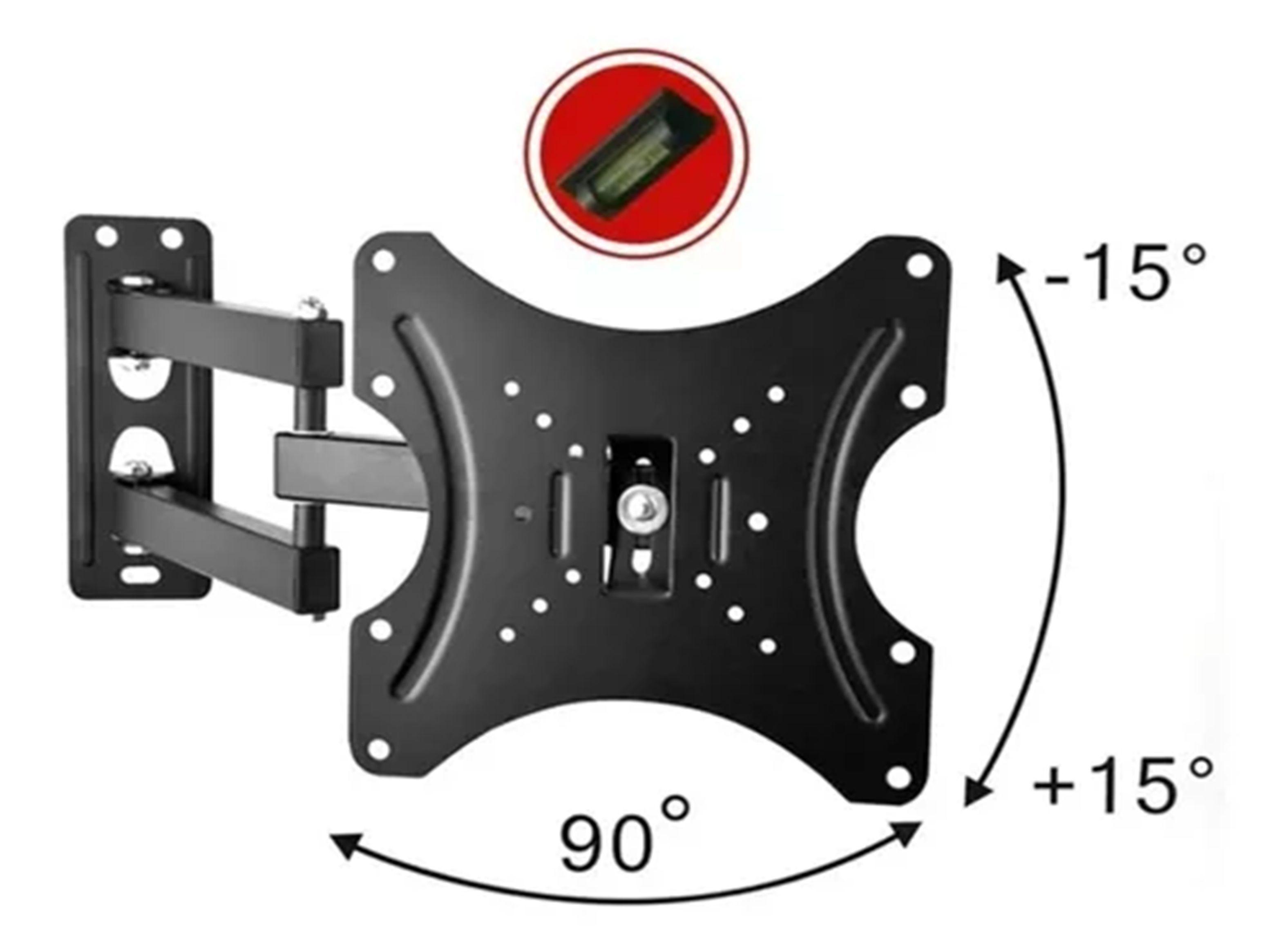 Soporte De Tv Con Brazo Para Pantallas Pulgadas De 17 A 42 Color Negro-3