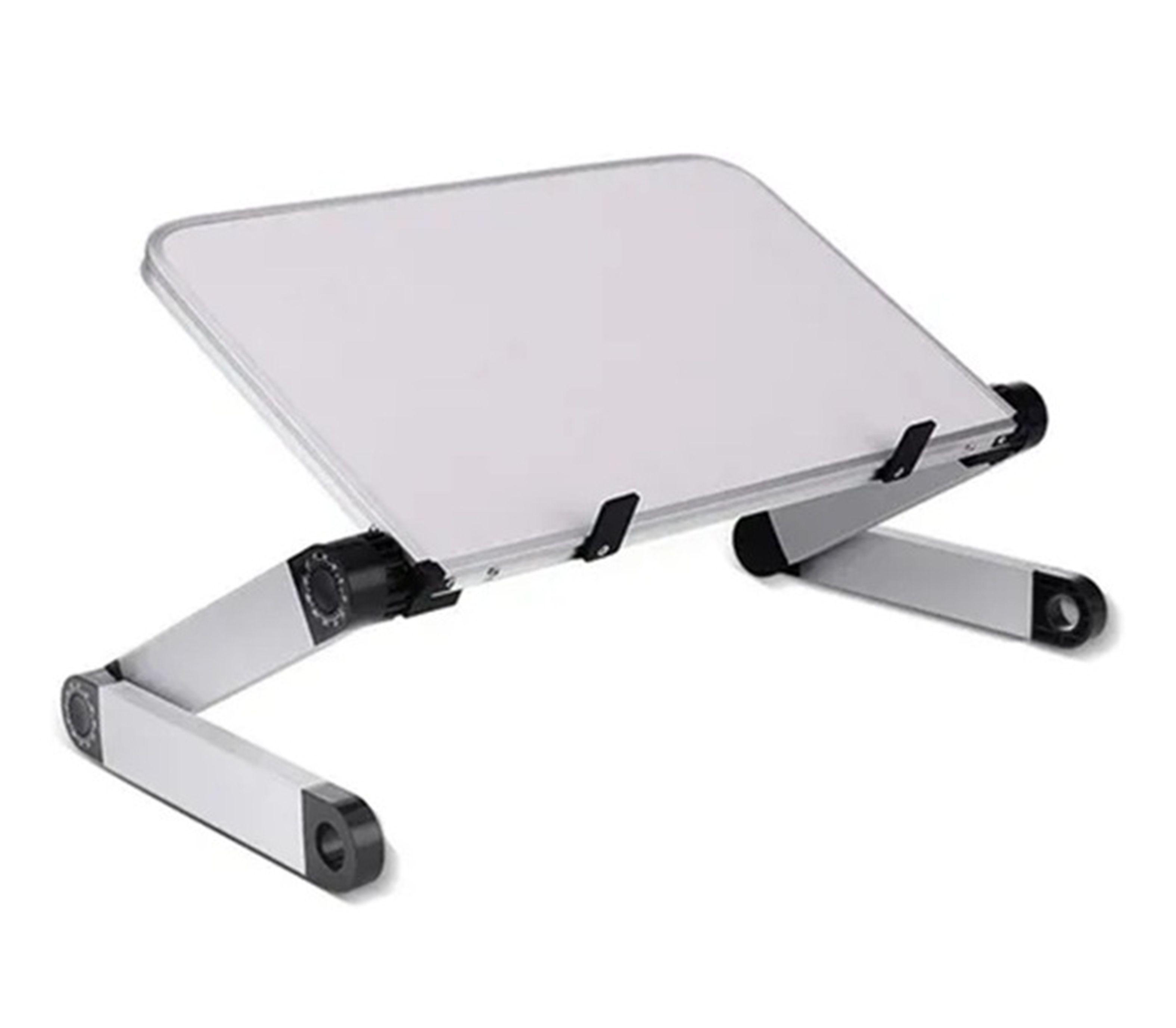 Soporte Mesa Laptop Alzador Notebook Bandeja Ajustable Blanco-0