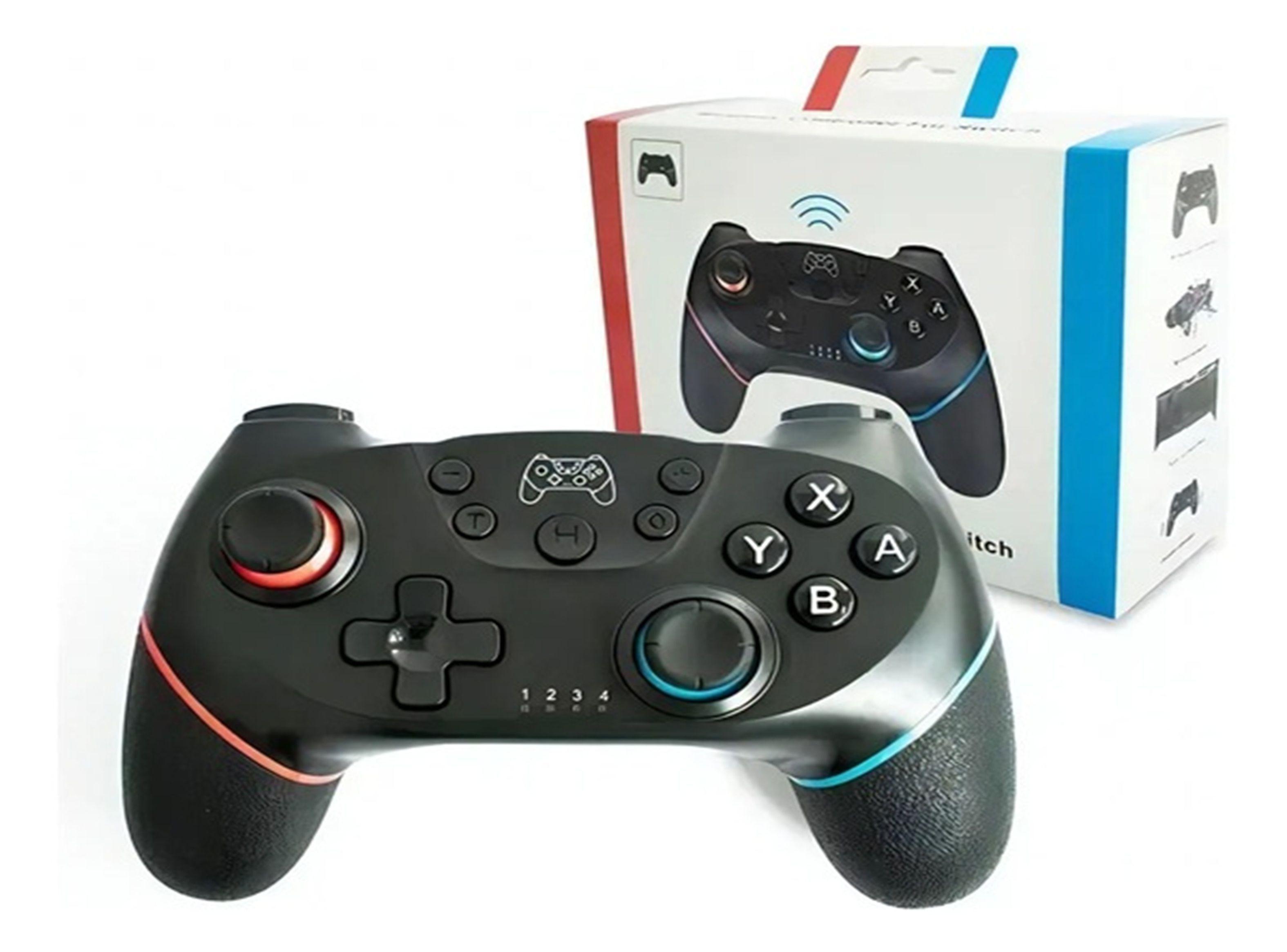 Control Gamepad Mando Compatible Nintendo Switch Inalámbrico Color Negro-6