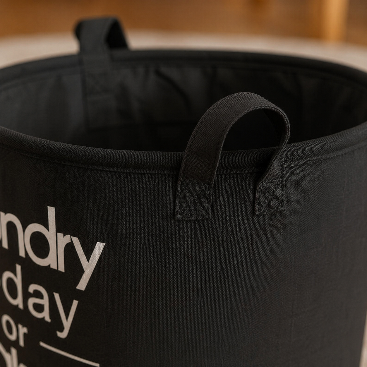 Cesta Para Ropa Plegable Con Asas 40x45 807 Versátil Negro-7