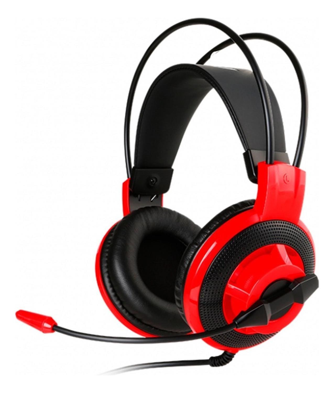 Audífonos Gamer Msi Gaming Gear Ds501 Red/black 3.5mm-0