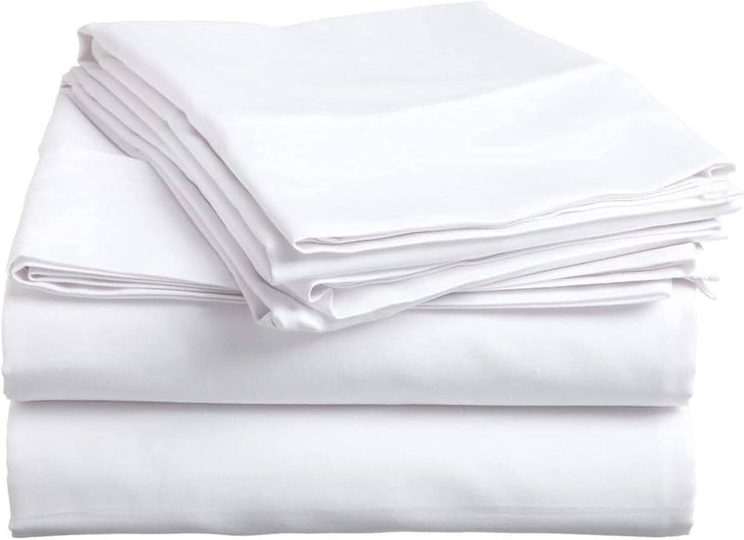 Sabanas Premium Algodón 3.0 Plazas (super King) Blanca-2