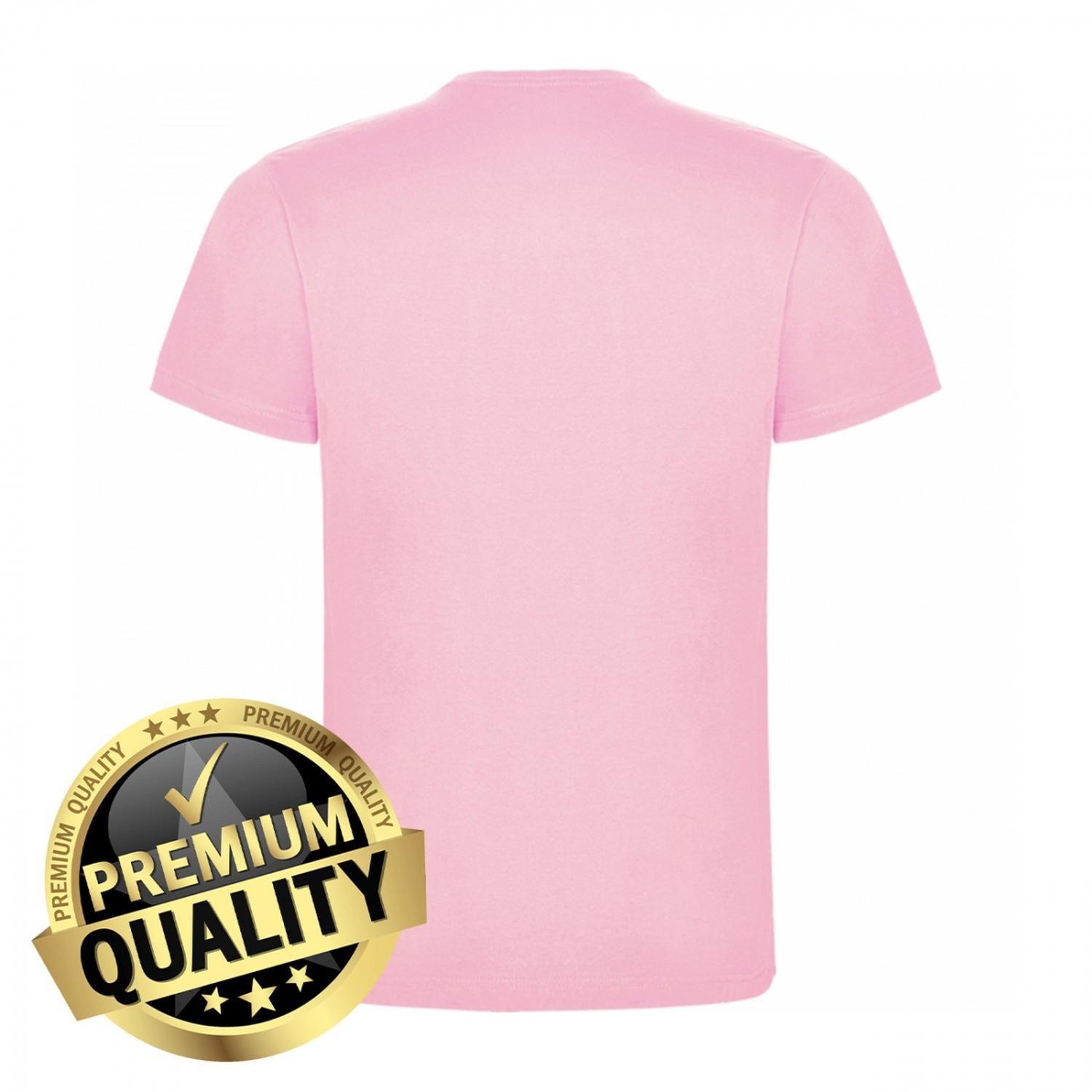 Polera De Algodón Unisex Manga Corta Dogo Premium - Rosa-2