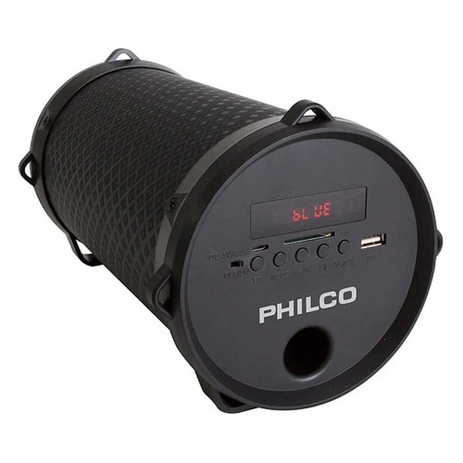 Parlante Bazooka Portatil Inalambrico Bluetooth Philco 20w-1