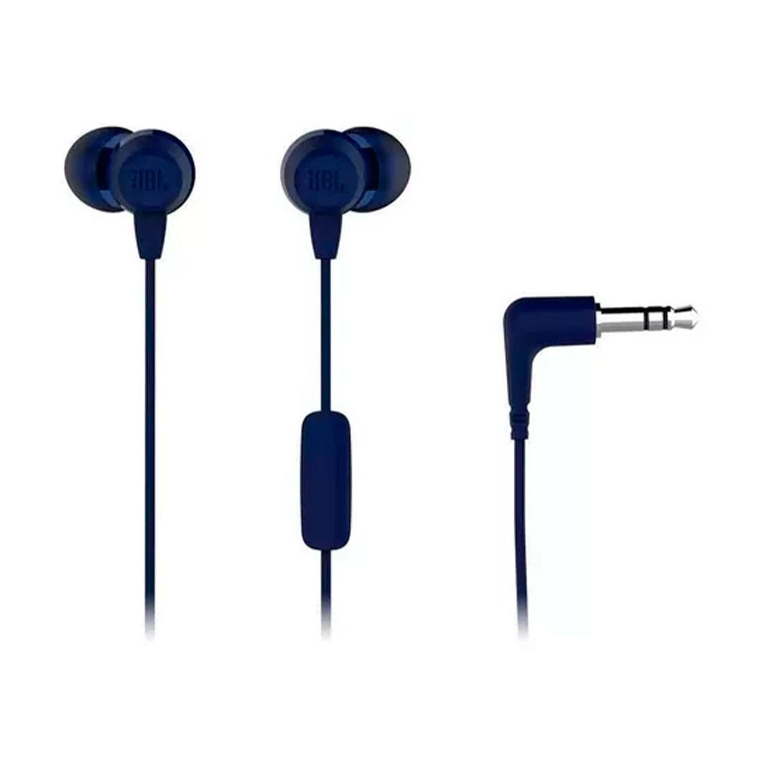 Audífonos In-ear Jbl C50hi Azul / Manos Libres / Bass Sound-1