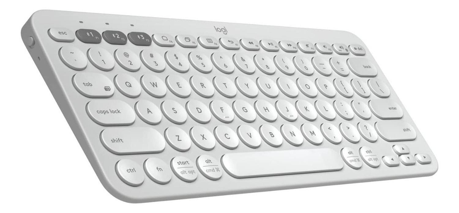 Teclado Bluetooth Logitech Pebble Keys 2k380s Qwerty Español-0