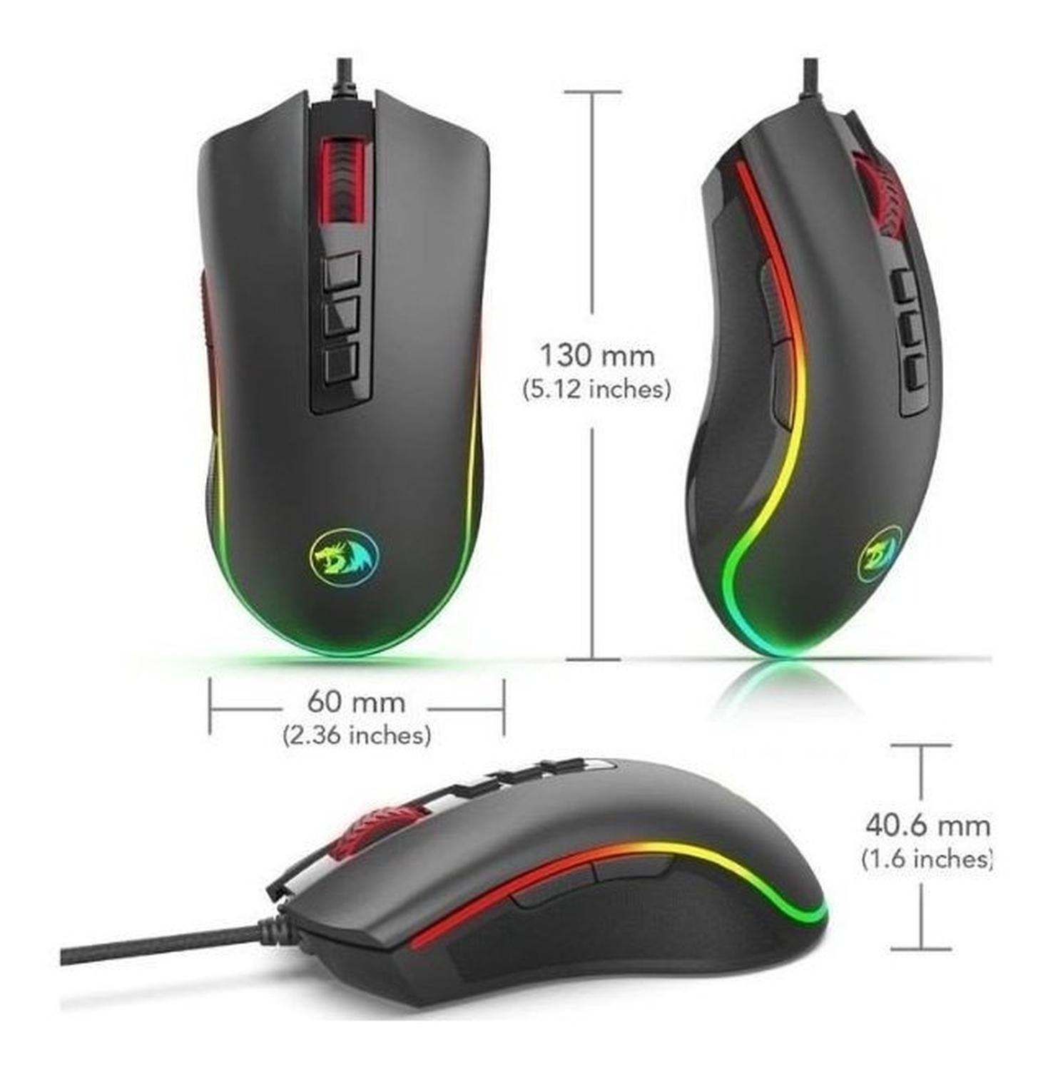 Mouse Gamer De Juego Redragon Cobra Chroma M711 Negro Rgb-3