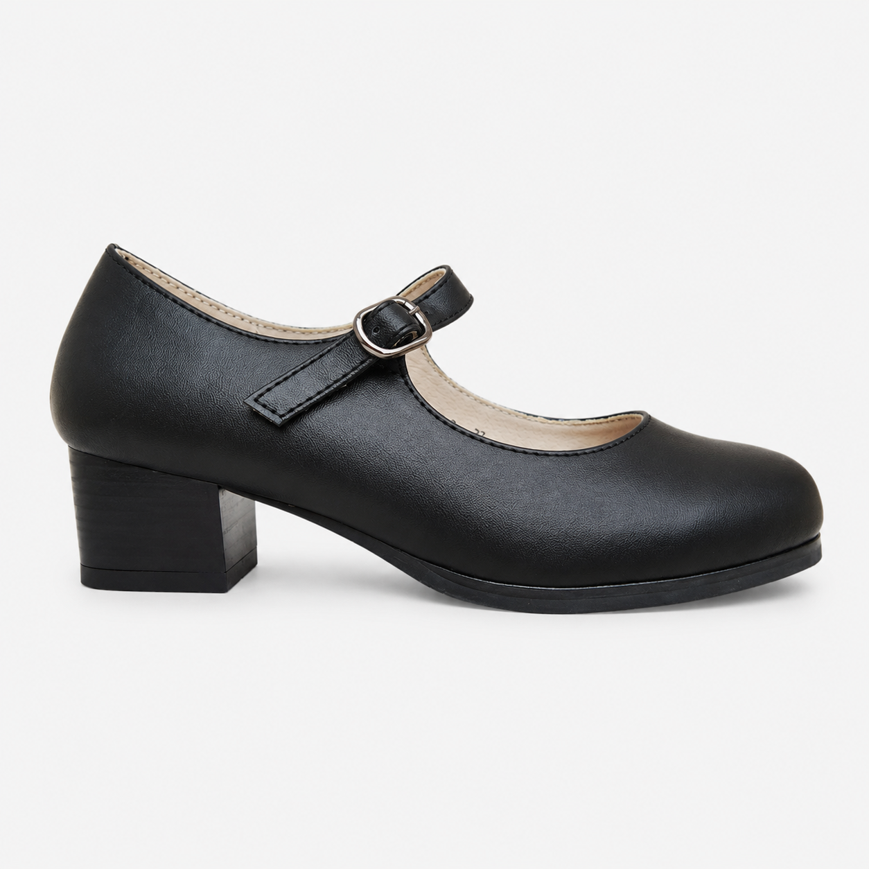 Zapato Tradicional de Cueca Mujer Taco Cuadrado Bajo 7292-6