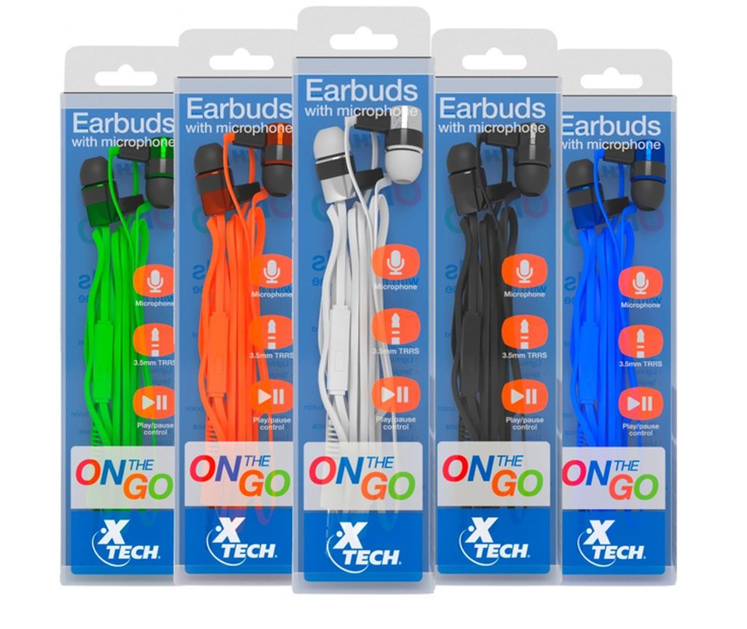 Audífonos Con Micrófono Earbuds On The Go Xtg-235-1