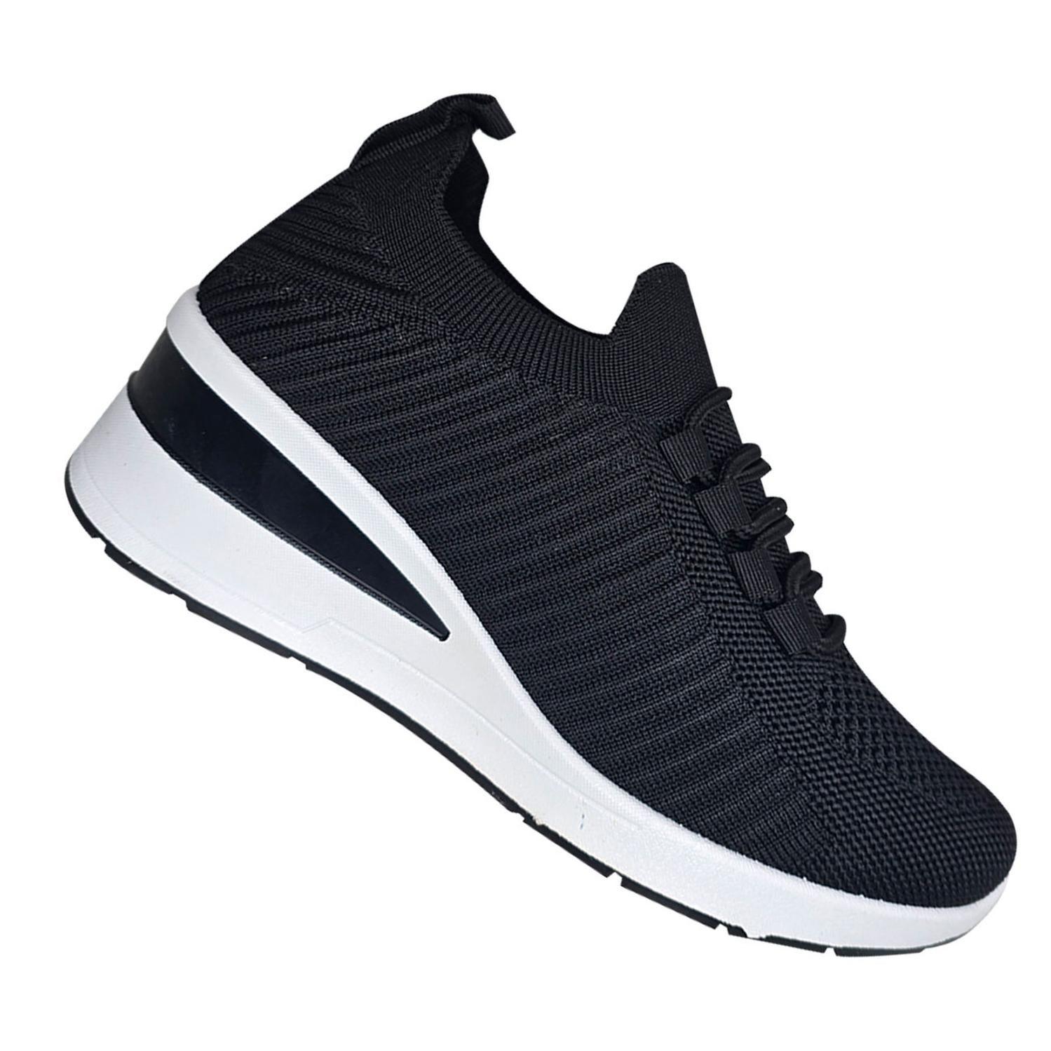 Zapatillas Deportivas para Mujer con Plataforma y Tejido Transpirable-2