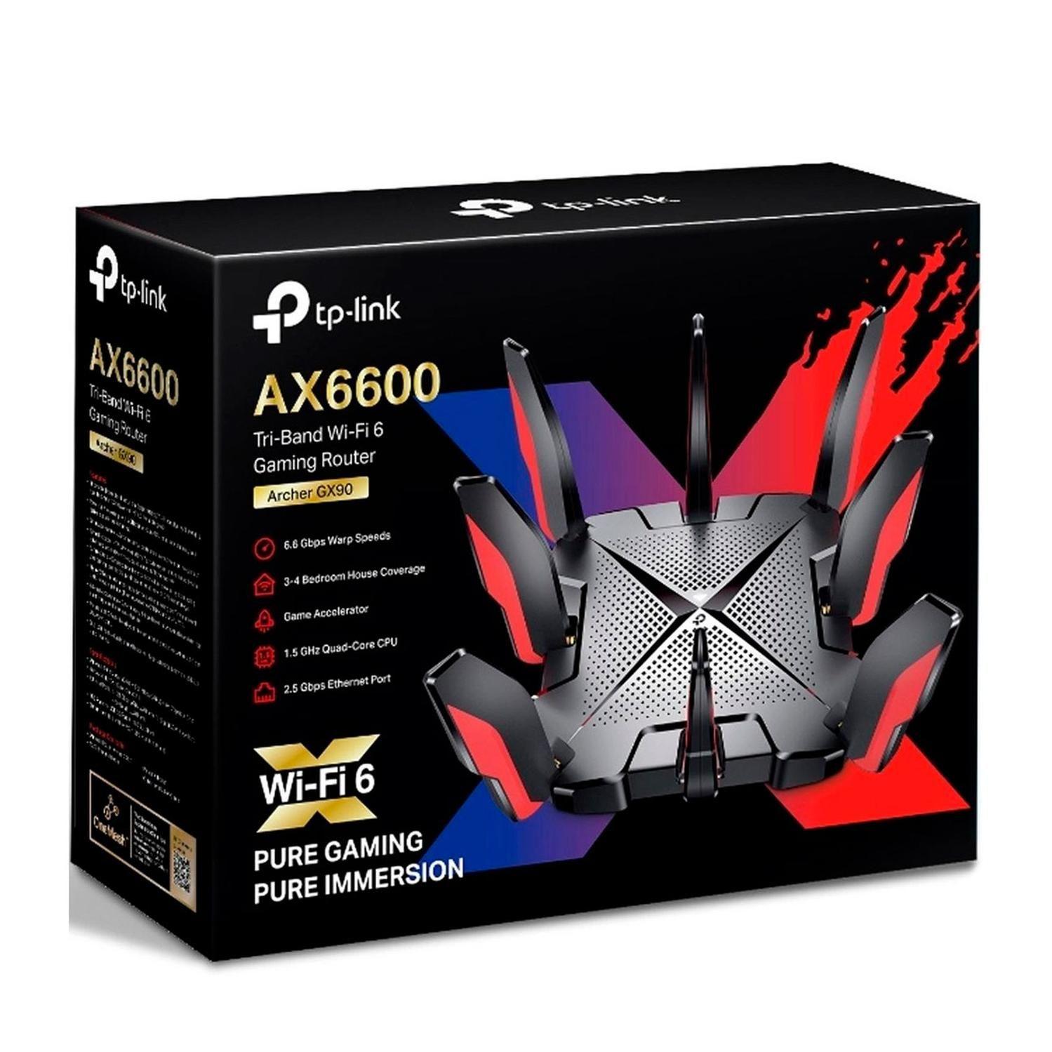 Tp-link Router Gamer Tri Banda Alto Rendimiento Archer Gx90-1