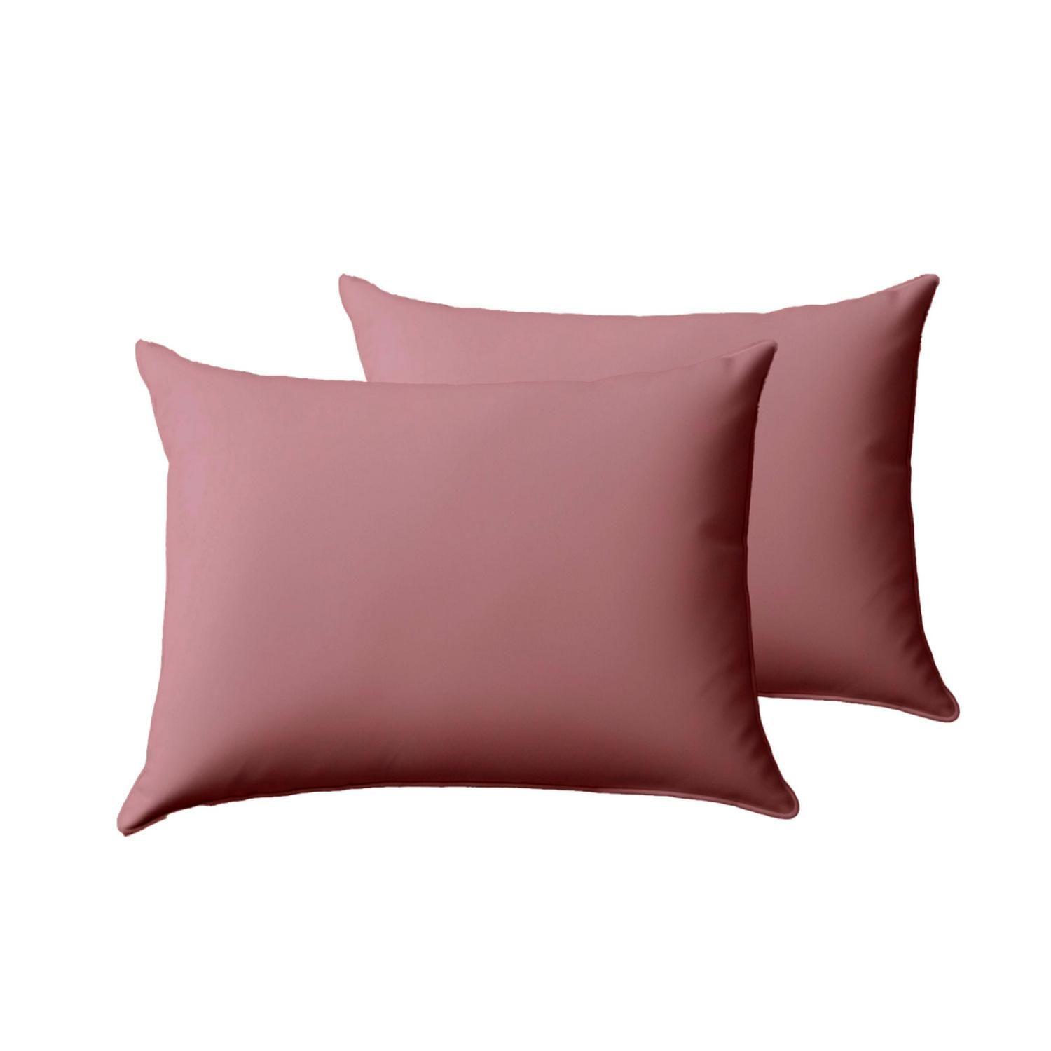 Pack de Almohada 70x40 cm Comodidad para un Sueño Reparador Rosa Palo-0