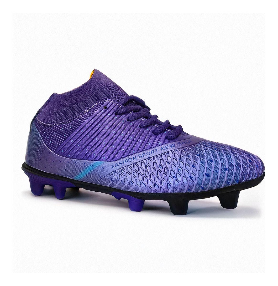 Botas Fútbol con Taco | Rápidas y Pro Morado 35 al 40 - 7710-0