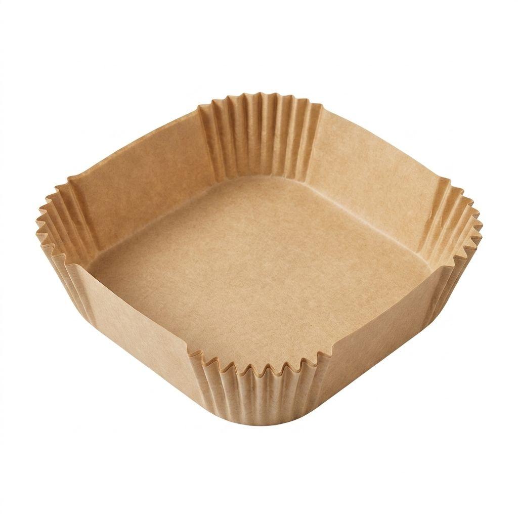 Moldes De Papel 50 Un Para Freidora De Aire 160 X 45 Mm cuadrado-7