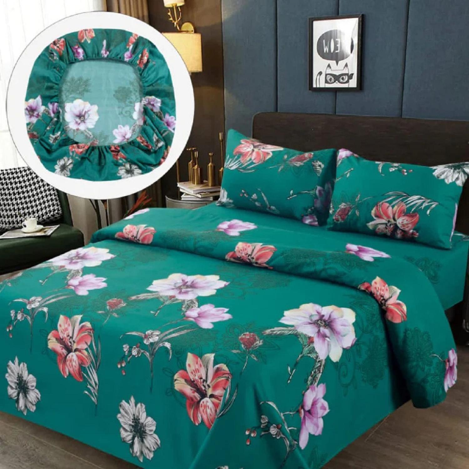 Sabanas Premium 100% Algodón 1.5 Plazas Variedad-0