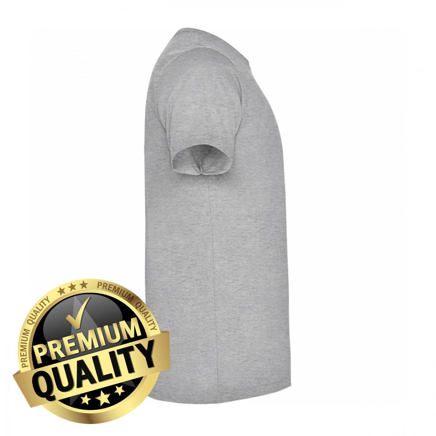 Polera De Algodón Unisex Manga Corta Dogo Premium - Gris-1