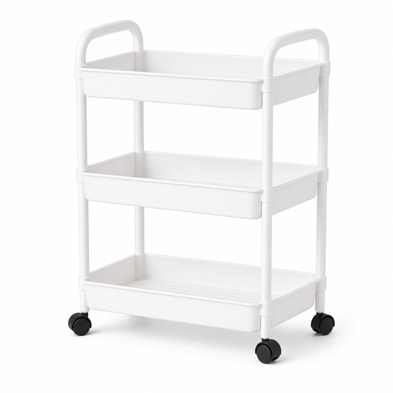 Organizador Con Rueda 3 Niveles Blanco Plastico 800-0
