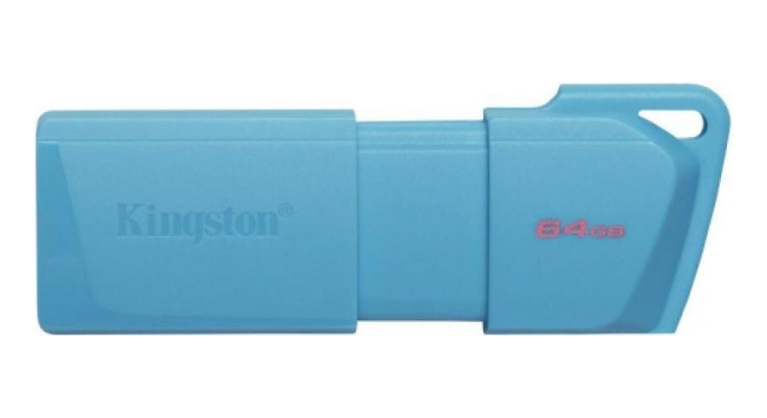 Memoria Flash Usb Kingston 64 Gb Exodia M Color Celeste-1