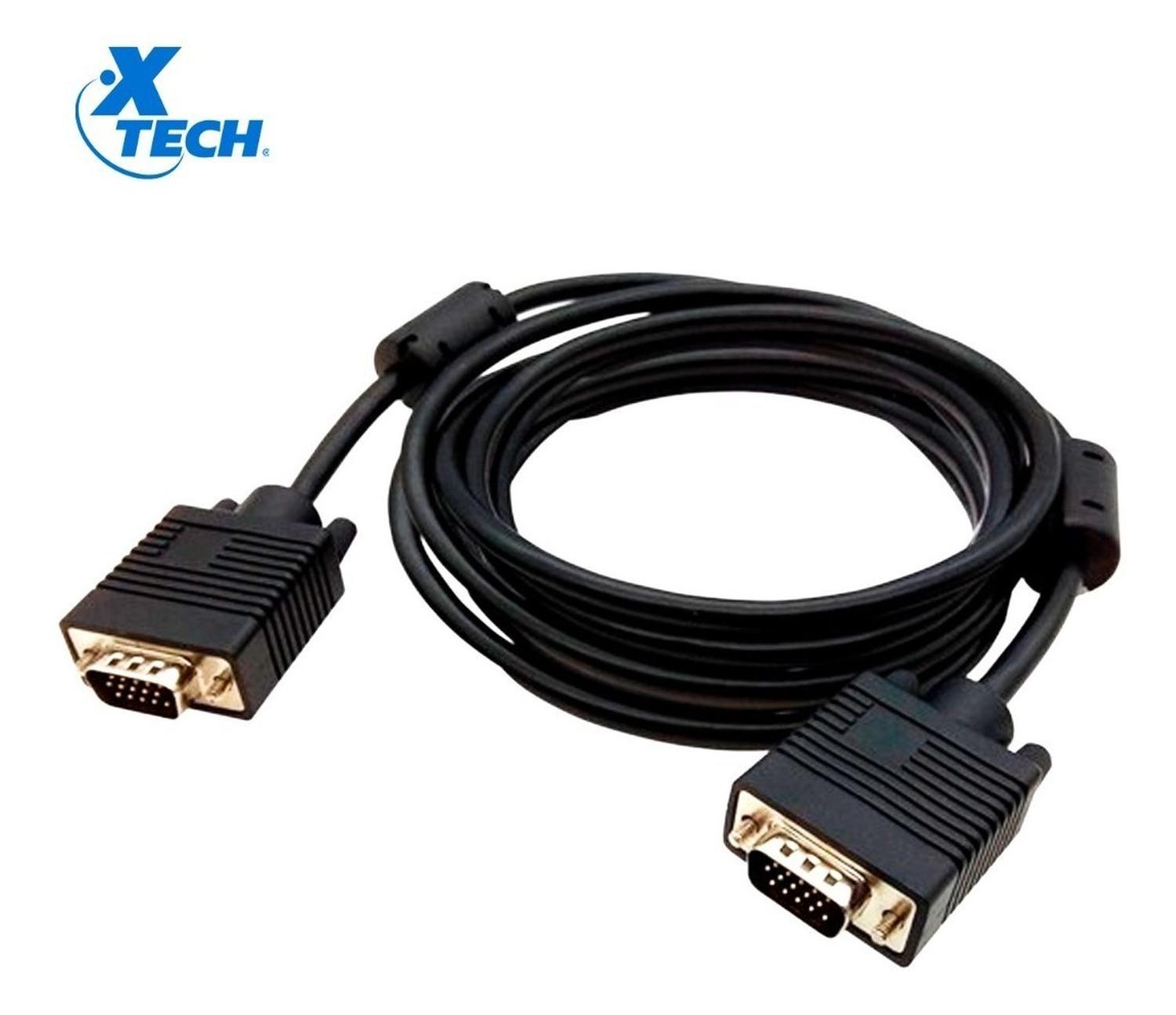 Cable Xtech Vga Macho A Vga Macho - Xtc-308 - 1.8mts Hd 720p-1