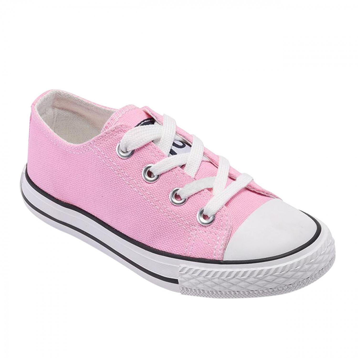 Zapatilla Infantil De lona Urbana Casual - Rosa - 7194-1
