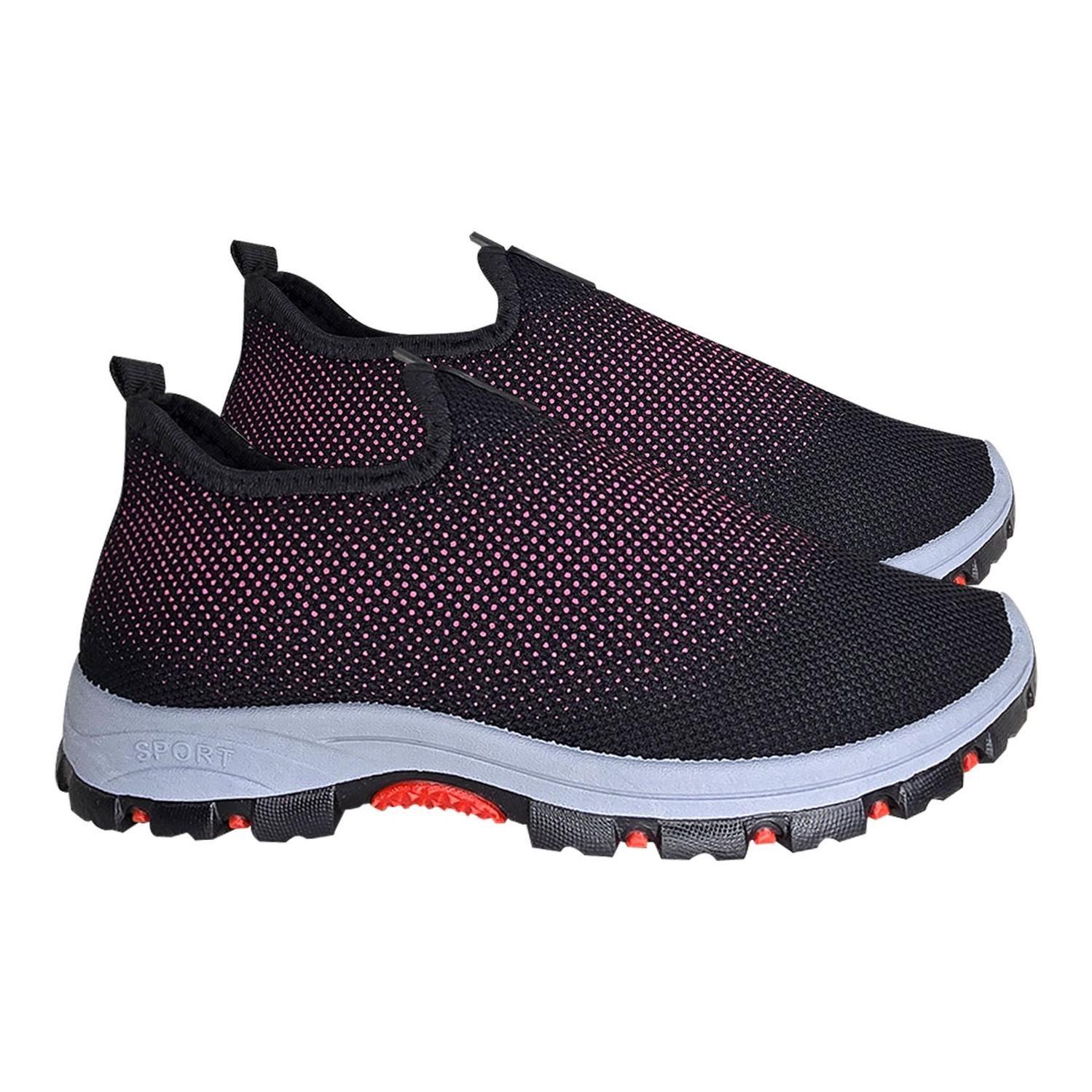 Zapatillas Deportivas Slip-On para Mujer con Suela Antideslizante y Tejido Transpirable-1