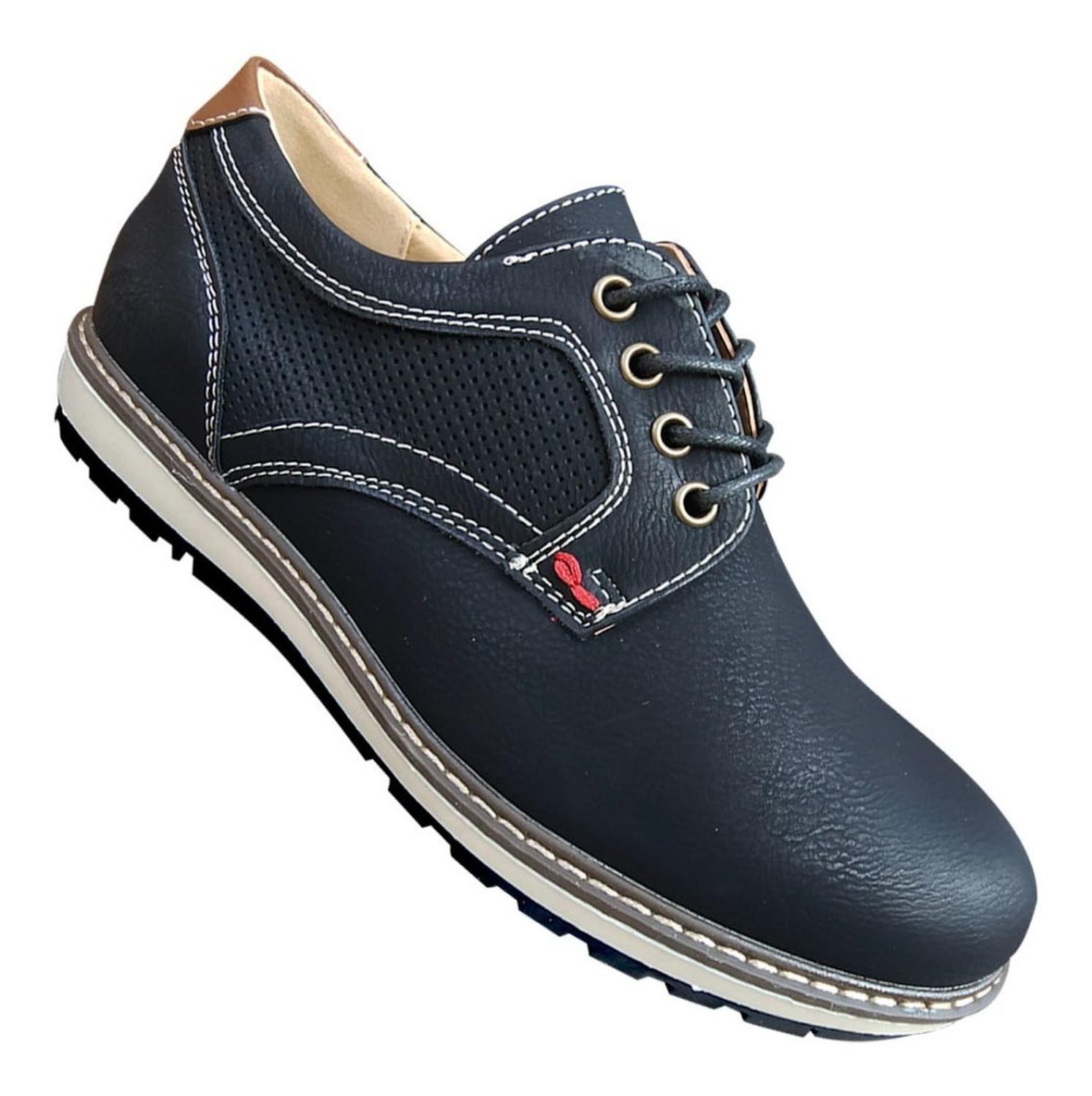 Zapato De Hombre Casual Oxford Ejecutivo - Negro - 7113-0