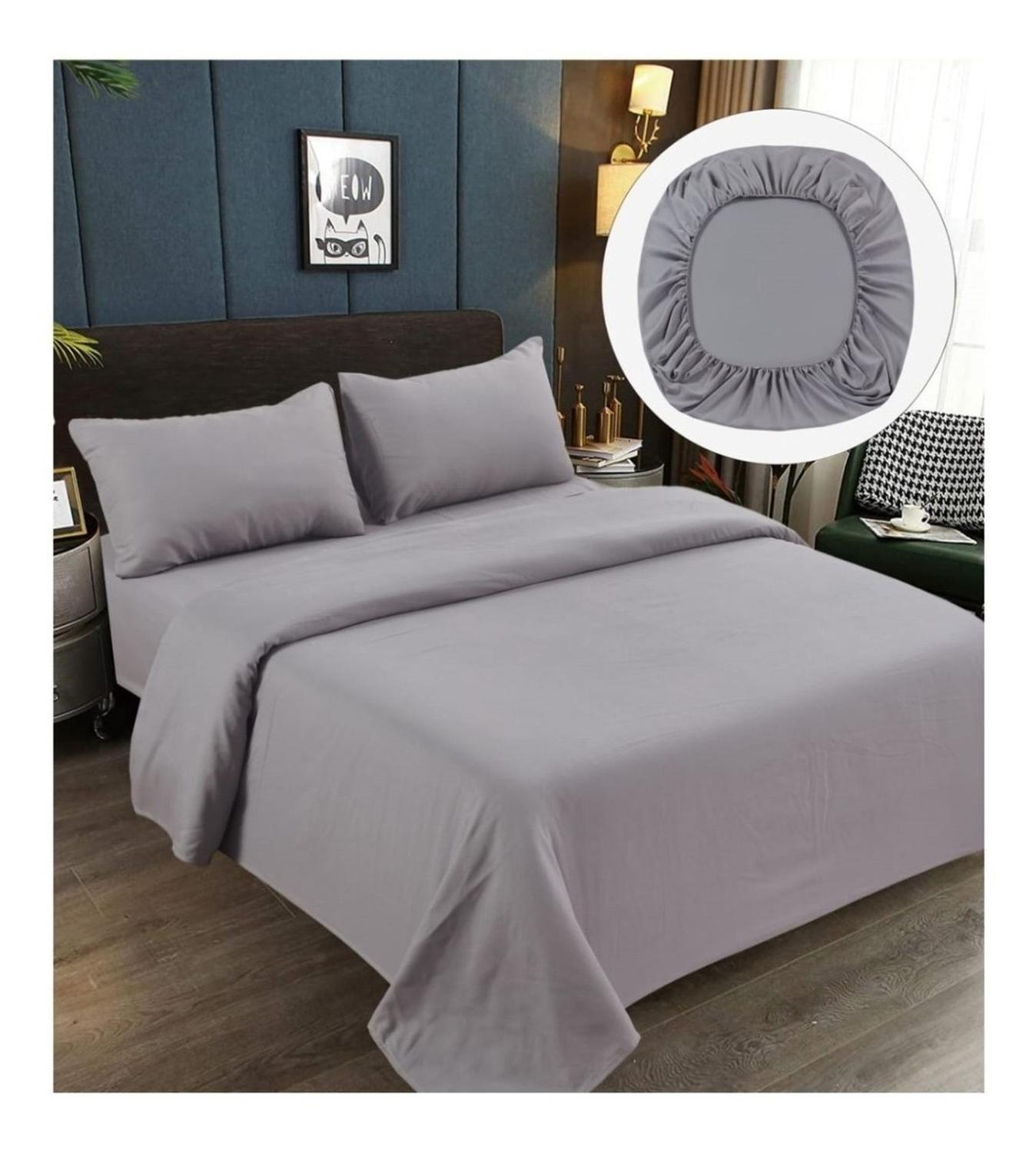 Sabanas Premium 100% Algodón 1.5 Plazas Colores-1