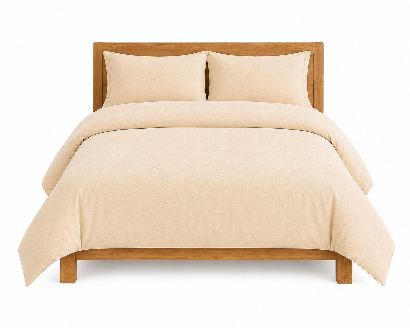 funda de plumon Set de Cama King Beige 4 Piezas-0