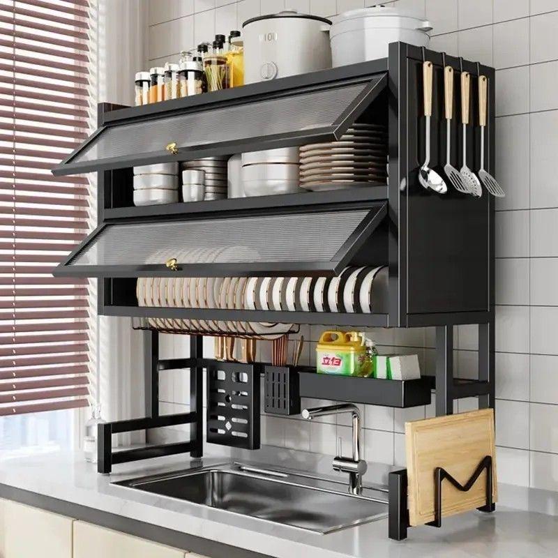 Escurridor Secador Loza Platos 3 Niveles Organizador 85cm-2